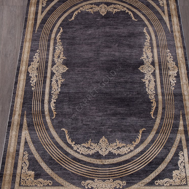 Ковер 21071B - D.GREY / L.YELLOW - Прямоугольник - коллекция MILANO