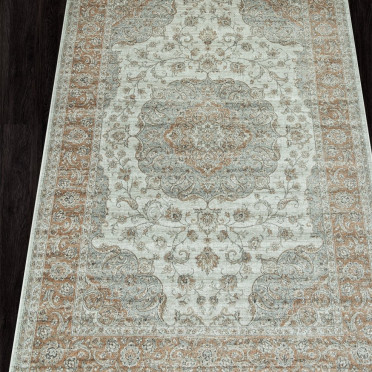 Ковер бельгийский 917600-6919 ROYAL PALACE (Вискоза, серый, терракотовый)