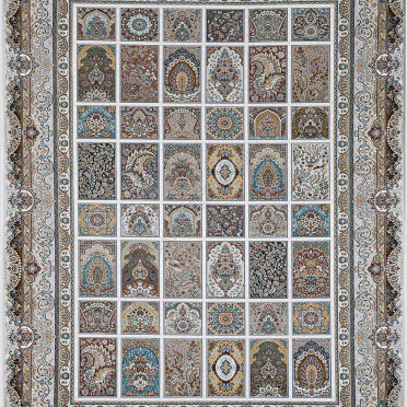 Иранский ковер Iran Mashad 1500 G139 (Акрил, кремовый)