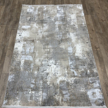 Турецкий ковер Elite Carpet OTTO 30185A (Акрил, серый, коричневый)