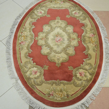 Ковер китайский SHD-6 Versailles 90 LINE (Шерсть, оранжевый, терракотовый)