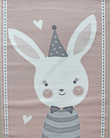 Ковер российский 2349 SOFIT (Фризе, розовый)