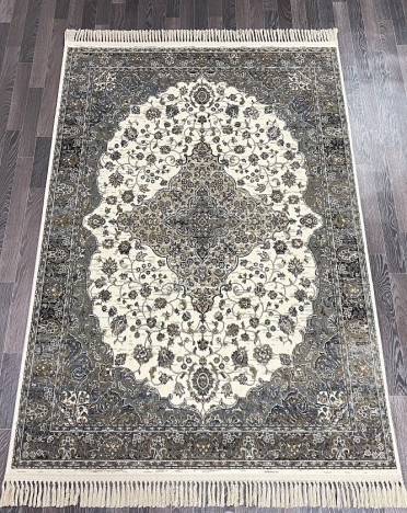 Ковер бельгийский 889236949 Beluchi Barolo (Вискоза, серый)