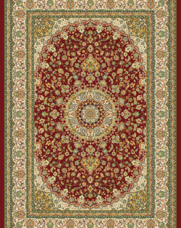 Ковер бельгийский 885701262 Beluchi Barolo (Вискоза, красный)