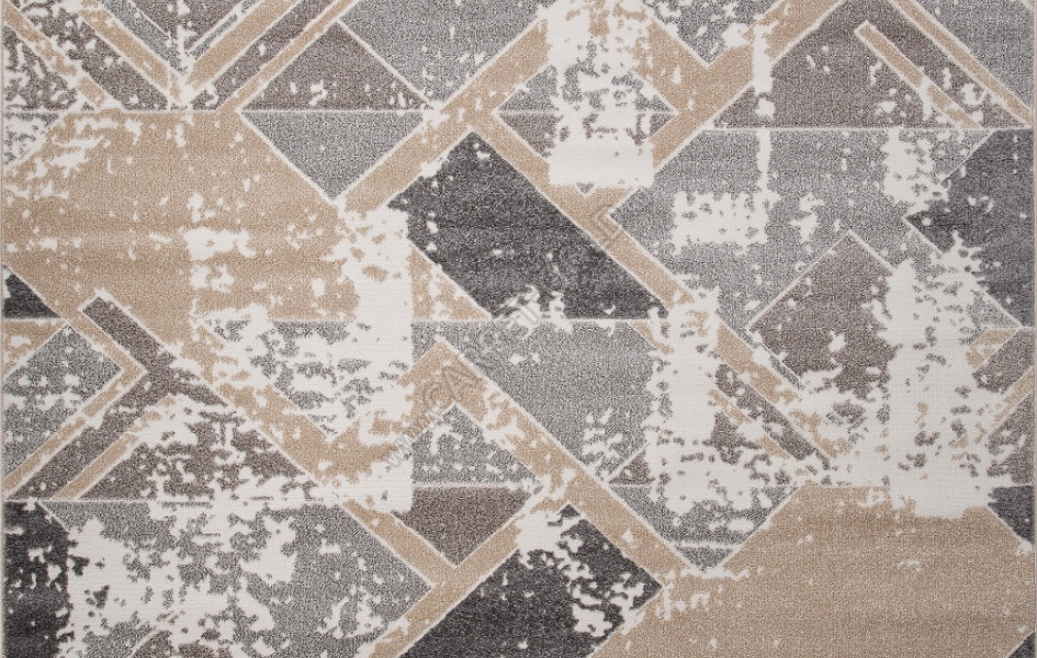 Российский ковер D979 - BEIGE - Прямоугольник - коллекция NATUREL