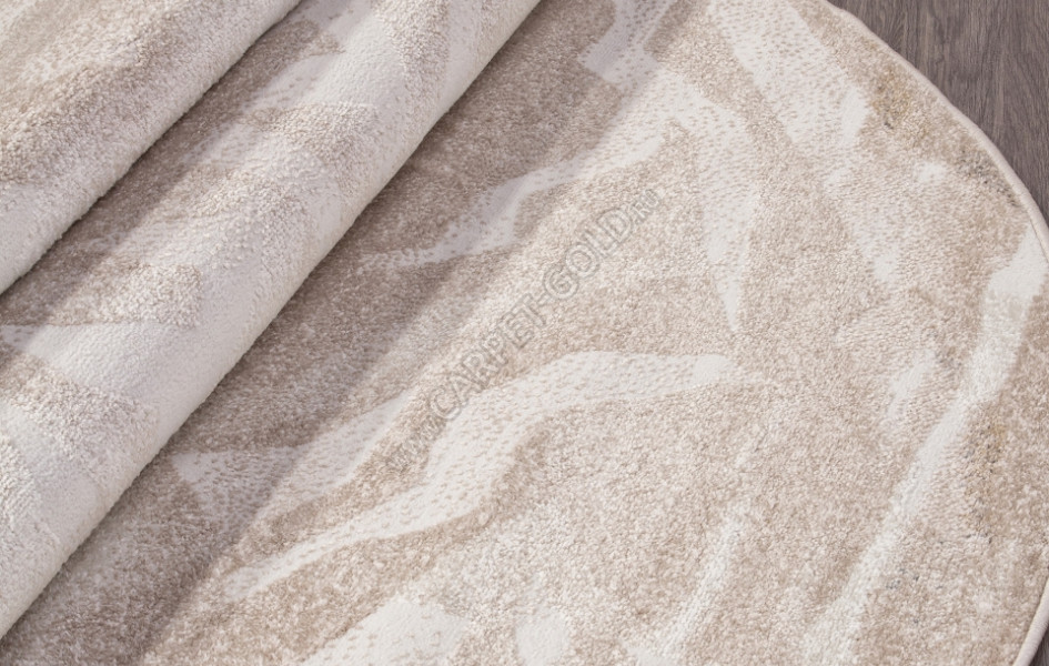 Ковер D989 - BEIGE - Овал - коллекция NATUREL
