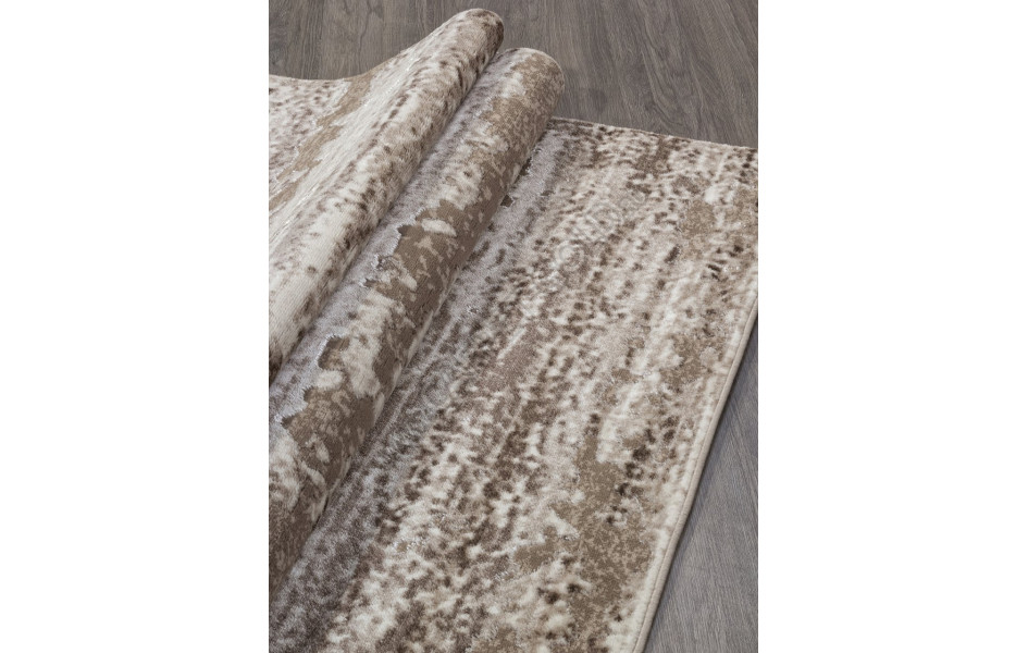 Ковер в стиле модерн F173 - BEIGE - Прямоугольник - коллекция ALABAMA