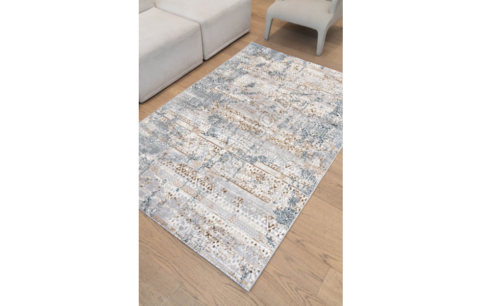 D057A_CREAM SHIRINK / BLUE FDY Белла