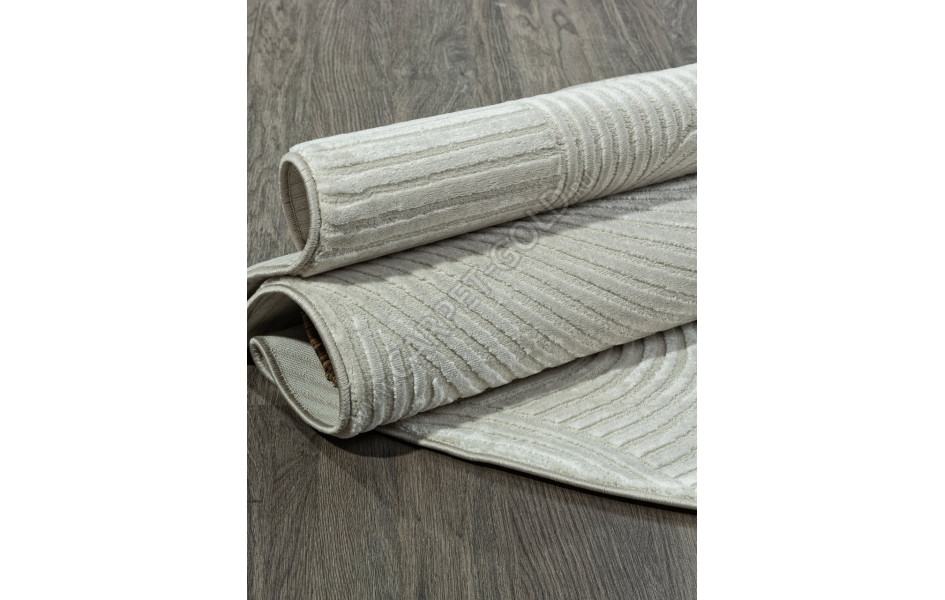 Ковер E508AN - CREAM / BEIGE - Овал - коллекция SIROCCO