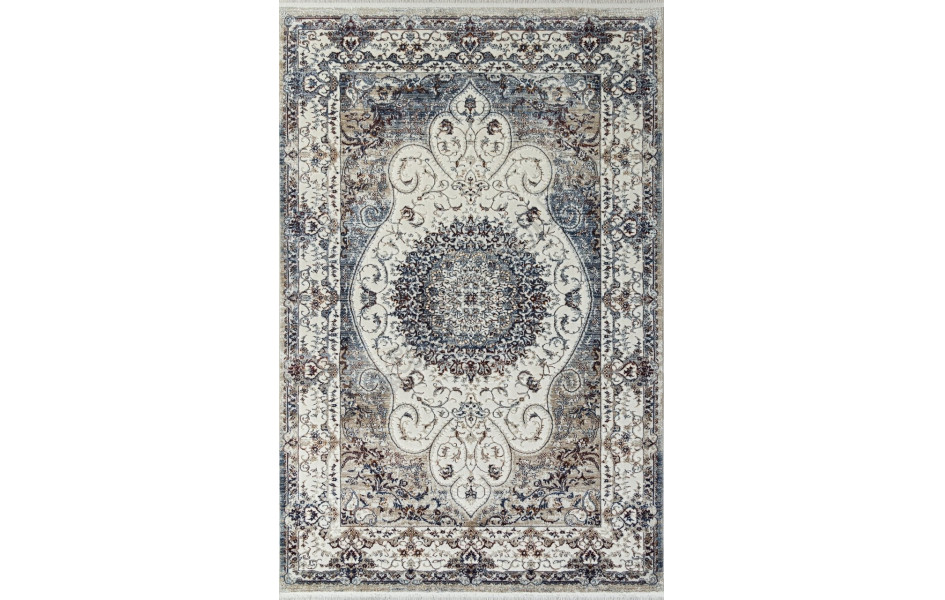 Ковер 00641D - D.BLUE FDY / BEIGE FDY - Прямоугольник - коллекция ASADU