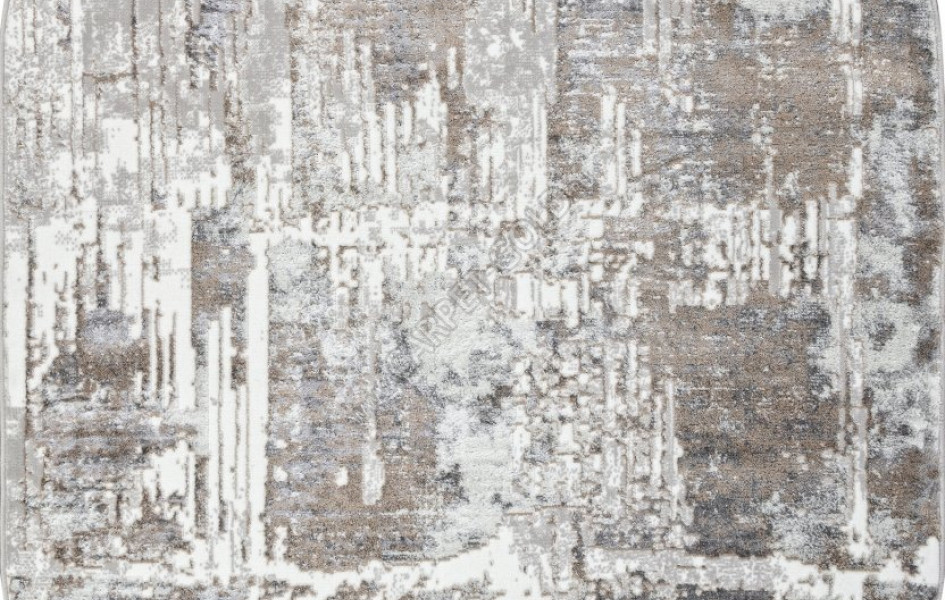 Ковер 06735B - CREAM HB / GREY - Овал - коллекция PARADIZE