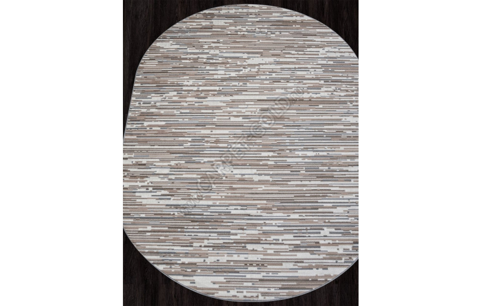 Ковер F352 - CREAM-BLUE - Овал - коллекция SIERRA