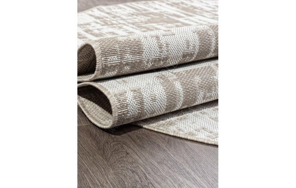 Ковер S144 - BEIGE - Овал - коллекция KAIR