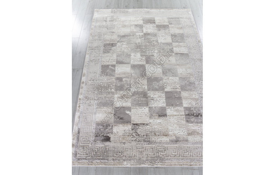 Ковер P0411 - L.GRAY / PLY A.GRI COKME - Прямоугольник - коллекция LUCCI